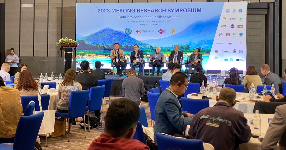 สสน.ร่วมงานประชุมวิชาการ 2023 Mekong Research Symposium